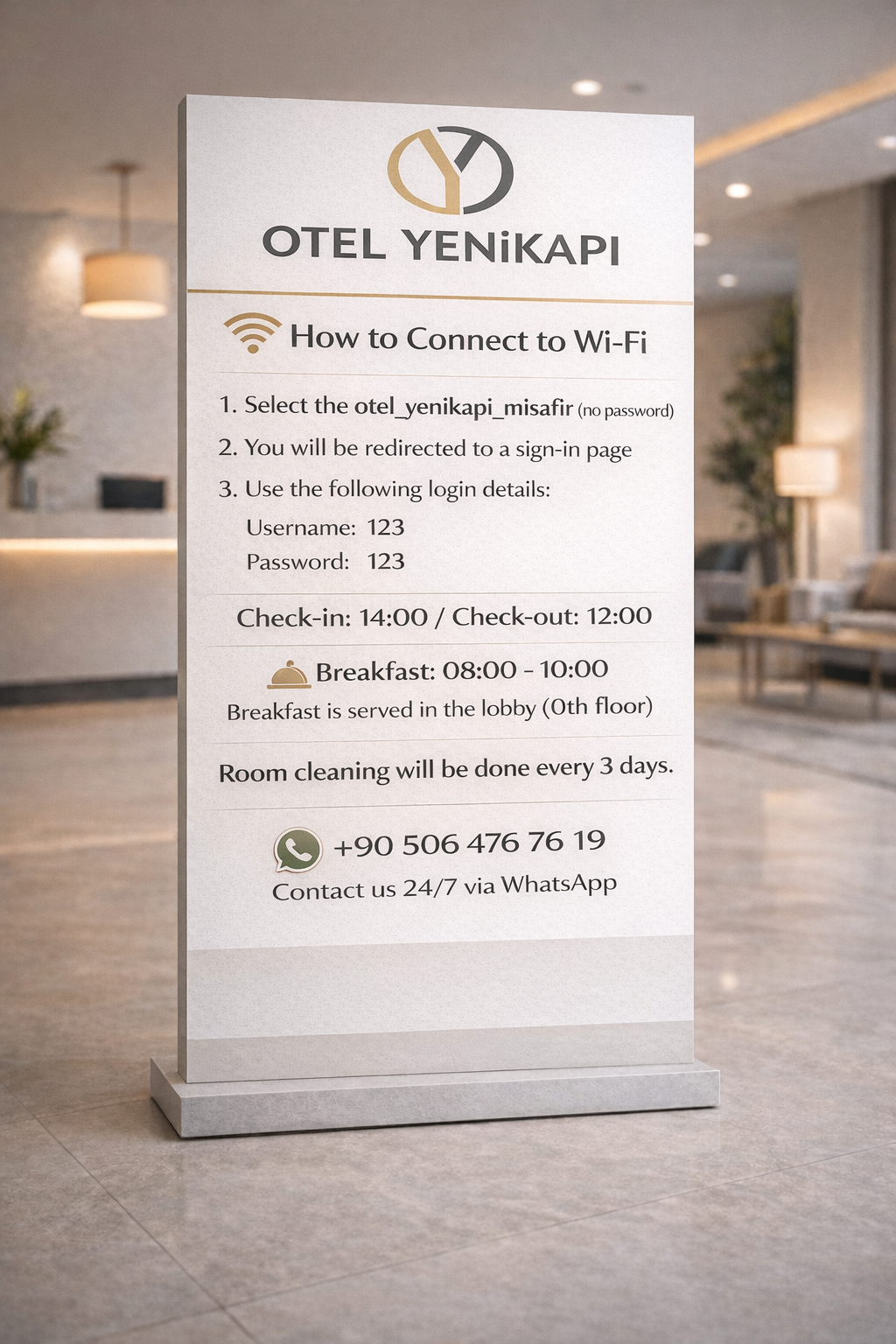 Otel Yenikapı Info